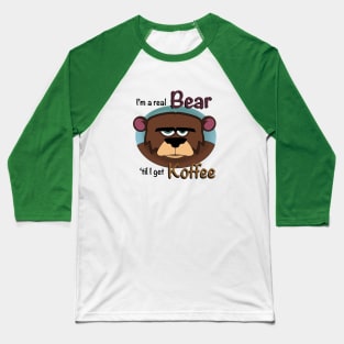 Koffee Bear Baseball T-Shirt